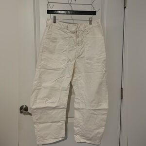 Nili Lotan Womens Cream Chinos